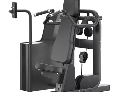 Biostrength Shoulder Press 3D model