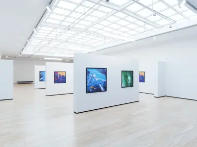 Art Museum Gallery Interior 4 3D model