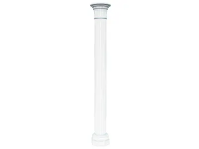 Column stone Low-poly 3D model