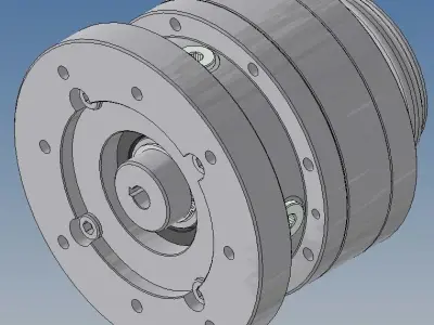 Planetary reduction gear Reggiana RR65D FS 12 3D model