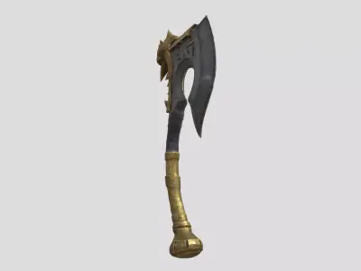 Battle-Damaged Helmet 3D model