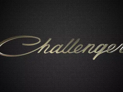 challenger logo 3D model
