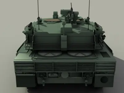 Turkish main battle tank   ALTAY 3D model