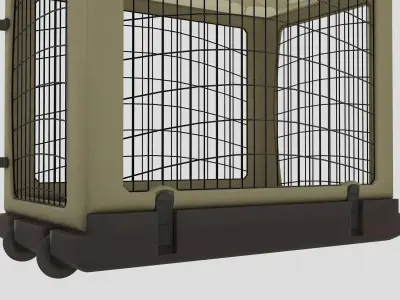 Travel Portable Pet Carrier 3d Model 3D model