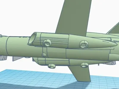 Jackson jet from ufo tv show  3D print model
