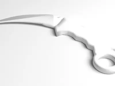Karambit Knife 5 3D model