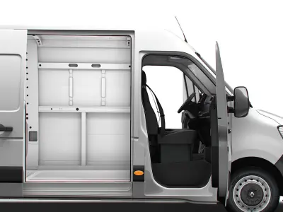 Renault Master Van L3H2 HQInterior 2023 3D model