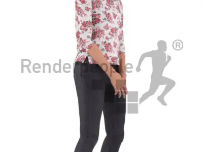 Janett Animated 003 Standing