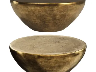 Gilded Dome Coffee Table 3D model