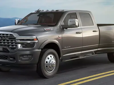 Ram 3500 HD Limited Longhorn 2025 Dually 3D model