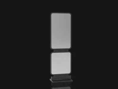 Outdoor Advertising Stand V11 3D model