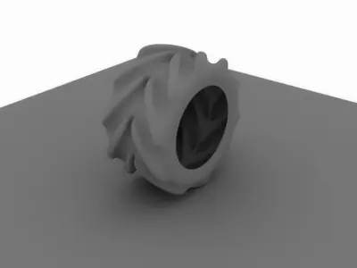Truck Tyre 3D model from CGTrader