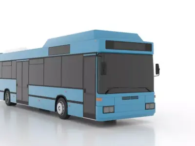 Mercedes-Benz O405NU CNG Low Low-poly 3D model