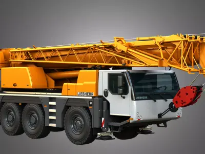LTM 1050-3-1 Mobile Crane 3D model