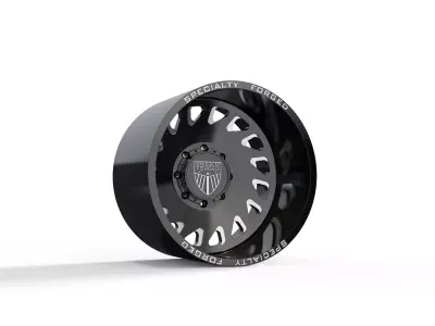 REAR SPECIALITY FORGED D001 WHEEL 3D MODEL 3D model