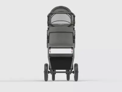 Baby stroller 3D model 3D model get