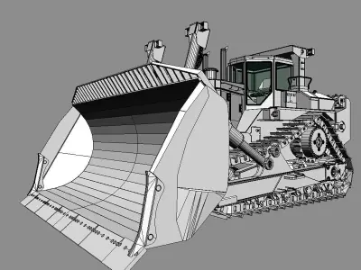 Bulldozer Cat D11 3D model