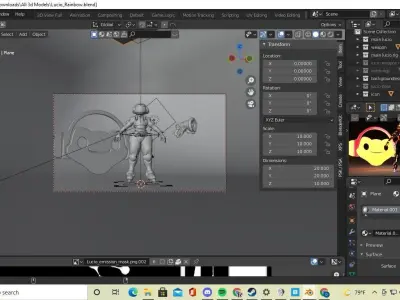 Custom Lucio skin RGB overwatch 3D model