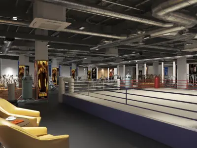 Gym Club 29 3D model