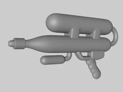 SciFi Cartoon Weapons 3D model