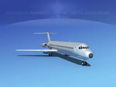 Douglas DC-9-50 Executive 4 3D model