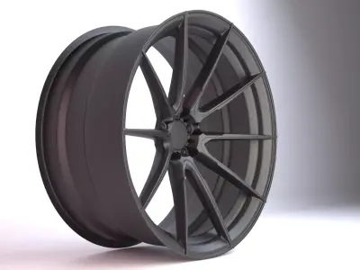 AL13 D010 Monoblock Wheel Low-poly 3D model