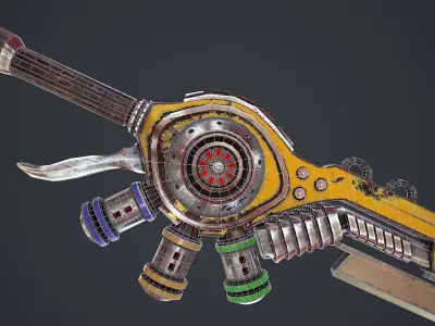 Fantasy Sword 14 3D Model Low-poly 3D model