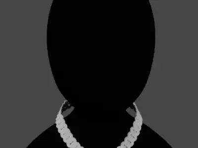 Bring Creativity to your Neck with Our Cuban Chain Low-poly 3D model buy
