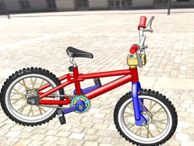 Bicycle bmx bike Free 3D model purchase