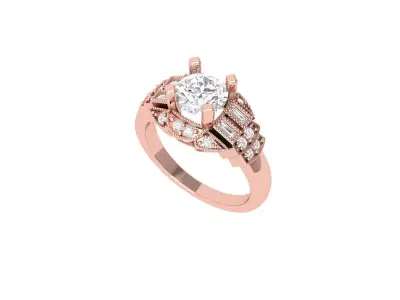 Wedding Ring  3D print model 301