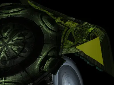 Futuristic Spacecraft 3D print model