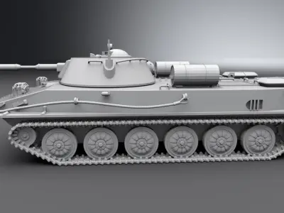 PT76 Scale model 3D print model