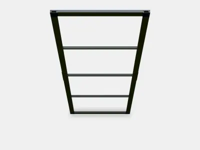 SKYTTA Sliding door frame Low-poly 3D model