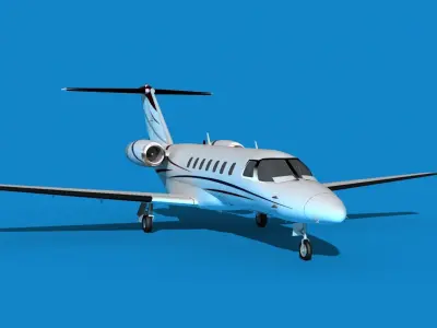 Cessna C528 Citation CJ3 V02 3D model