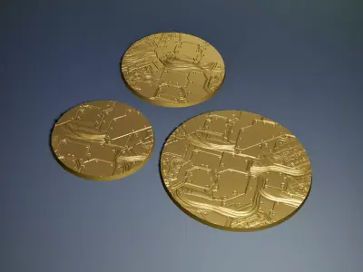 HD Base Set 27 - Mechanical Plate 3D print model