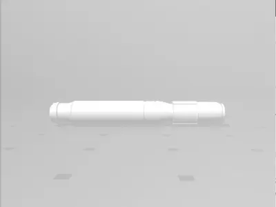Mace Windu Lightsaber Handle 3D print model