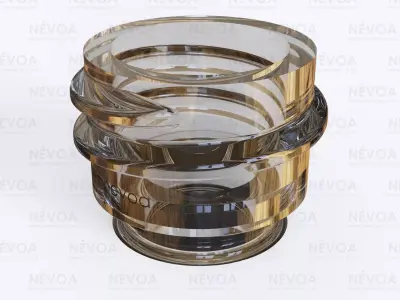 Neck finish - SP 410 - 18 - M - BDF - voluntary standard 3D model