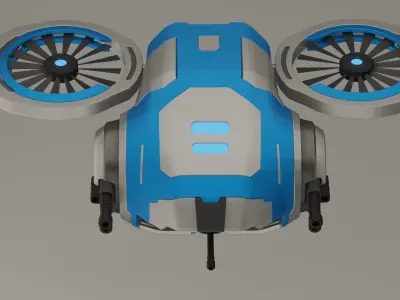 Security Drone 3D model