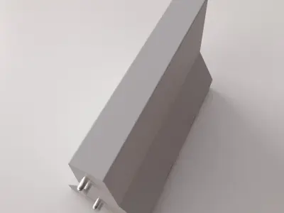 Concrete Barricade 3D model