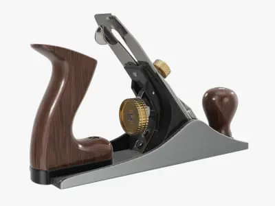 Smoothing hand bench plane 3D model