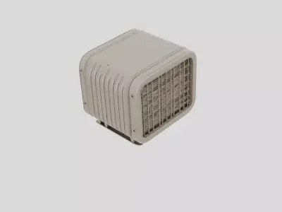 Industrial Factory Air Compressor Housing for 3D print 3D model