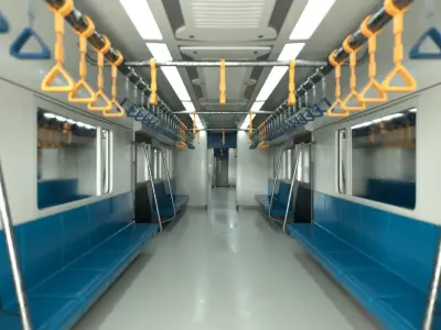 MRT train 3D model purchase