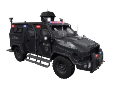Military car Low-poly 3D model by aryaparipunjab