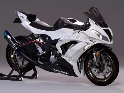 Kawasaki Ninja ZX636 6R 2015 3D model