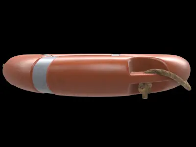 round lifebuoy 3D model