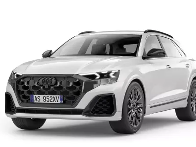 Audi Q8 2024 3D model