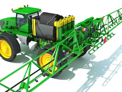 Sprayer and Spreader Machine 3D model