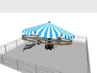 ombak banyu pasar malam 3D model