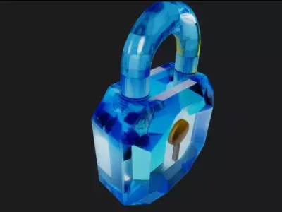 Security Lock 3D Model 3D model