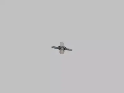 Sanctum Oathblade Rare Dark Fantasy Sword Low-poly 3D model